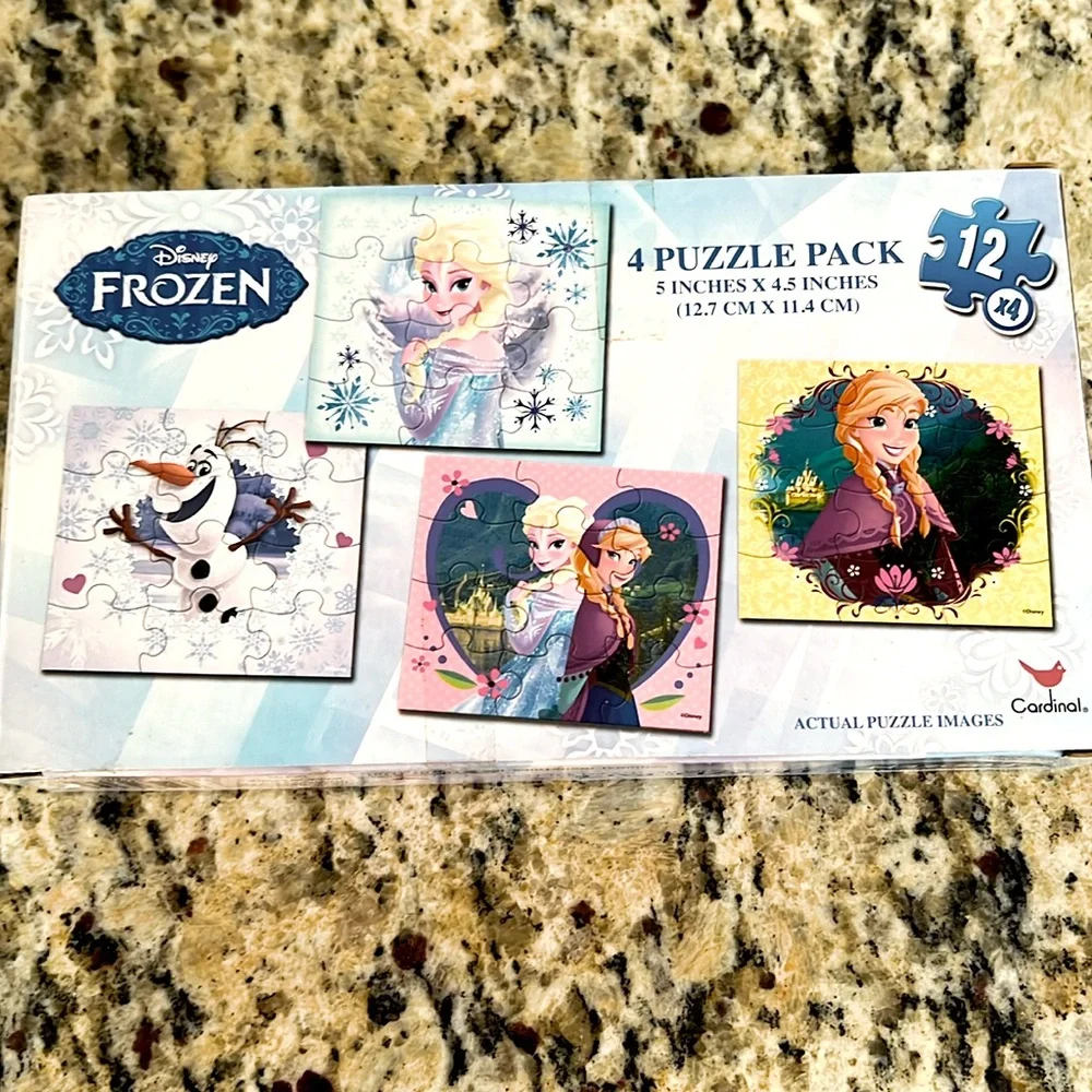 Bundle of 3 Disney Movie Puzzles New in Box